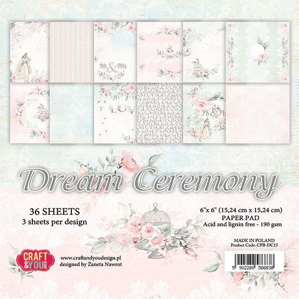 Set papirjev Dream Ceremony 15x15 cm 24 listov