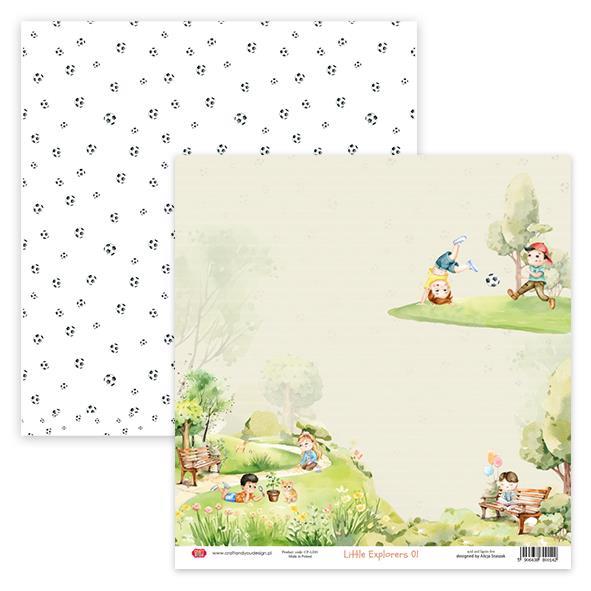 Set di carta, 30x30cm, Little Explorers