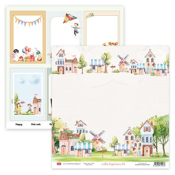 Set di carta, 30x30cm, Little Explorers