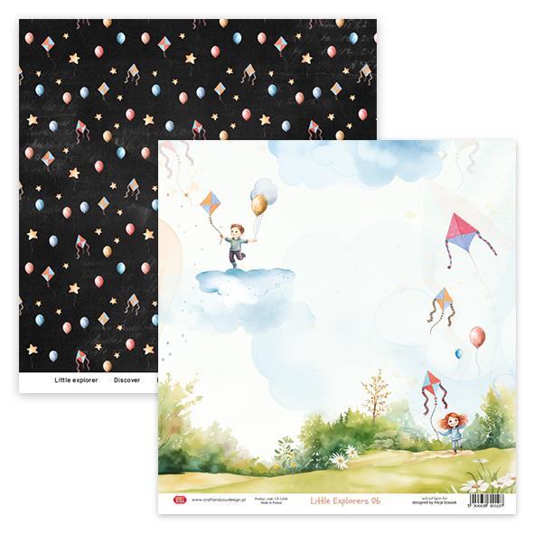 Set di carta, 30x30cm, Little Explorers