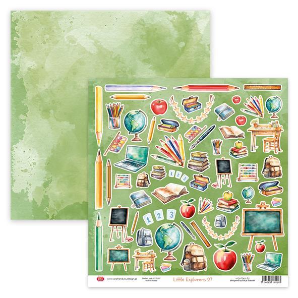 Set papirjev, 30x30cm, Little Explorers, Creativ set 8