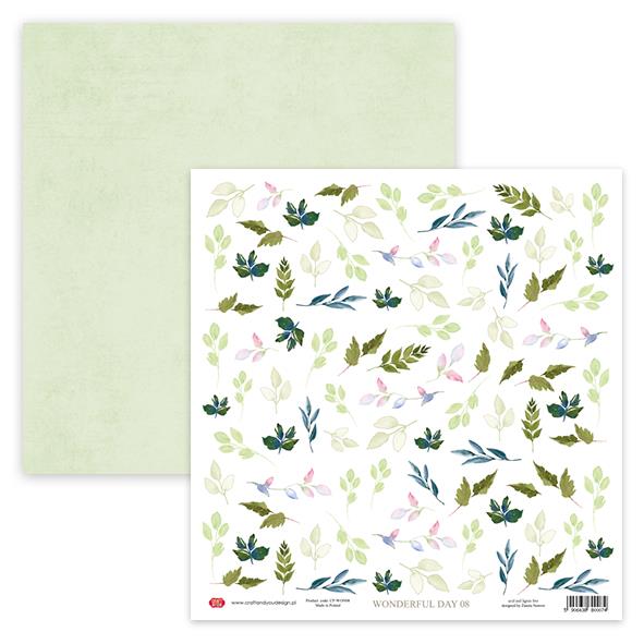 Set papirjev, 30x30cm, Wonderful Day, set 8