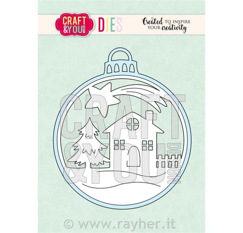 Fustella Christmas ball