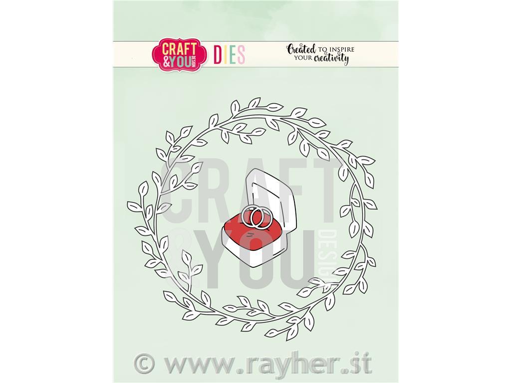 Rezalna šablona Poročni venček