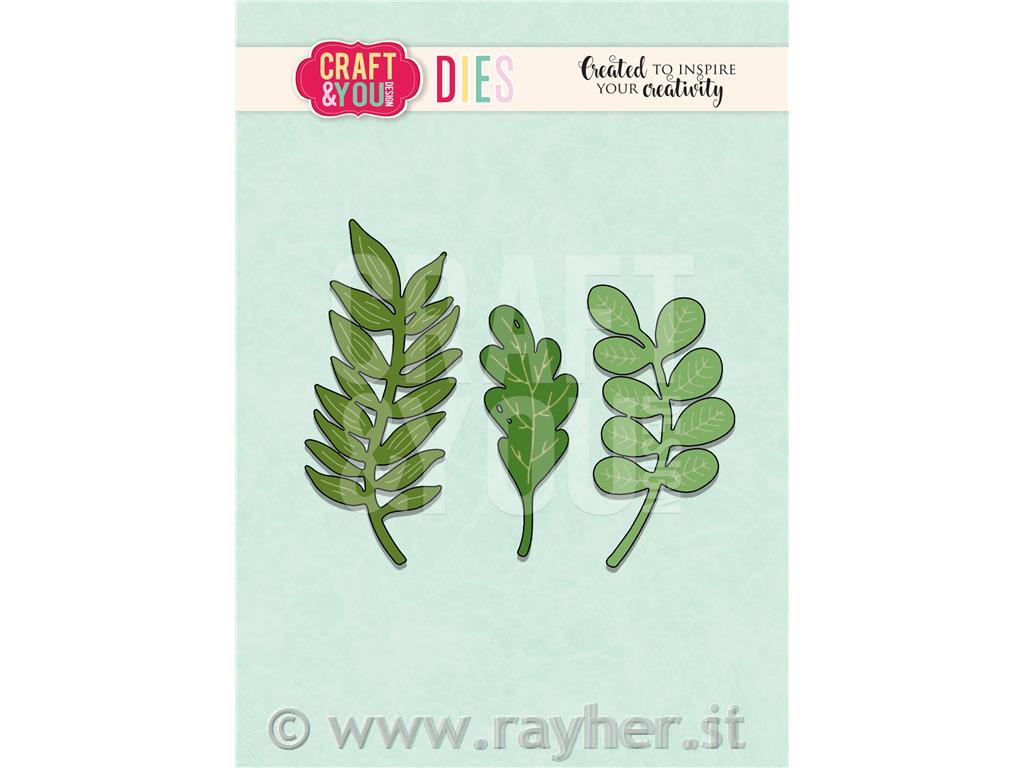 Rezalna šablona Listje