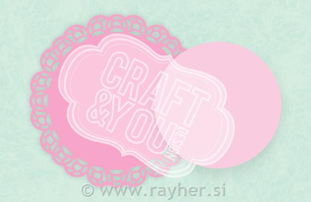 Rezalna šablona Doily 3