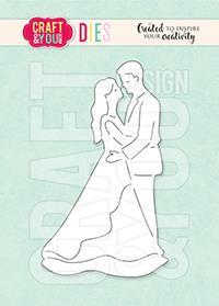 Rezalna šablona Mini Young Couple 3 x 5,2 cm