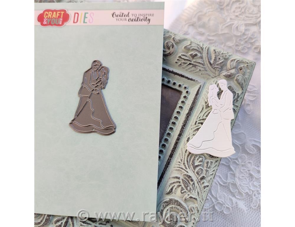 Rezalna šablona Mini Young Couple 3 x 5,2 cm
