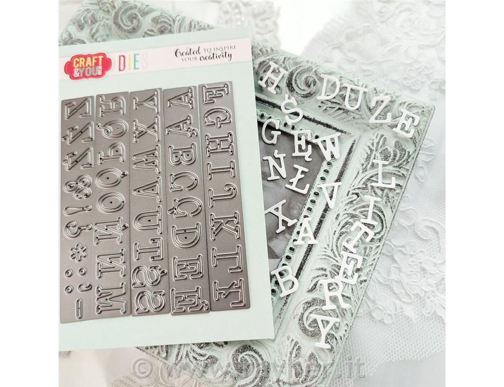 Set rezalnih šablon, Big Letters