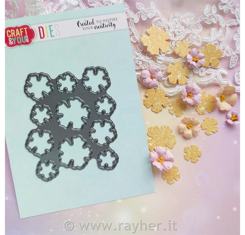 Fustella Craft and You, Fiori piccoli 01