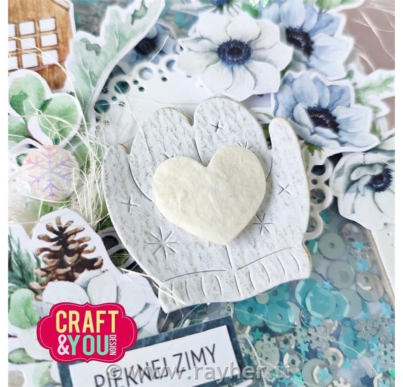 Fustella Craft and You, Guanti&Cuoricino