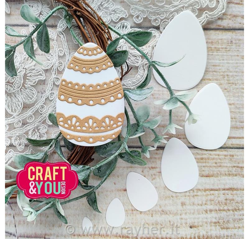 Fustella Craft and You, Uovo di Pasqua