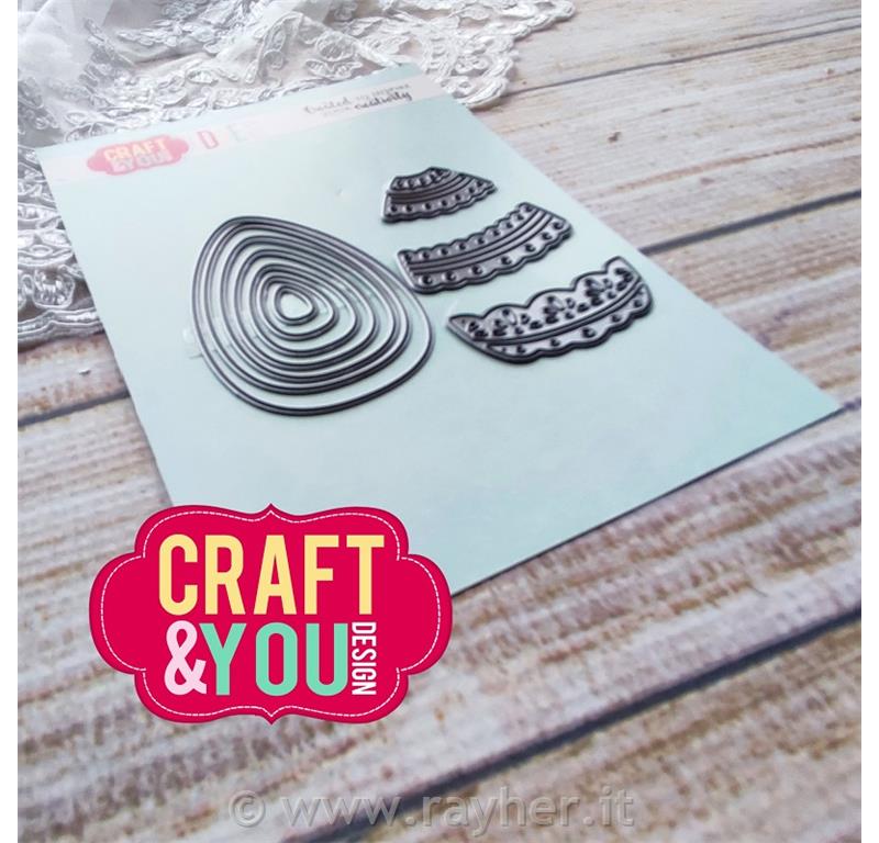 Fustella Craft and You, Uovo di Pasqua
