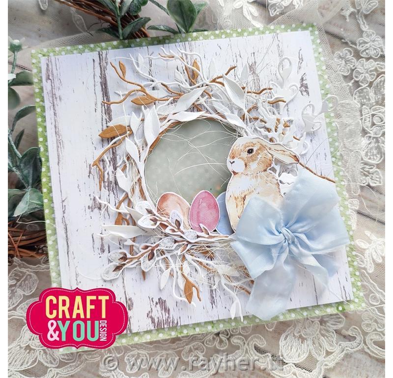 Fustella Craft and You, Corona con foglie