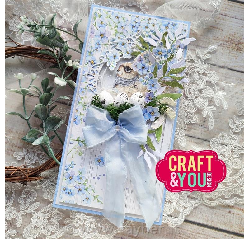 Fustella Craft and You, Ramoscello con foglie, set 2