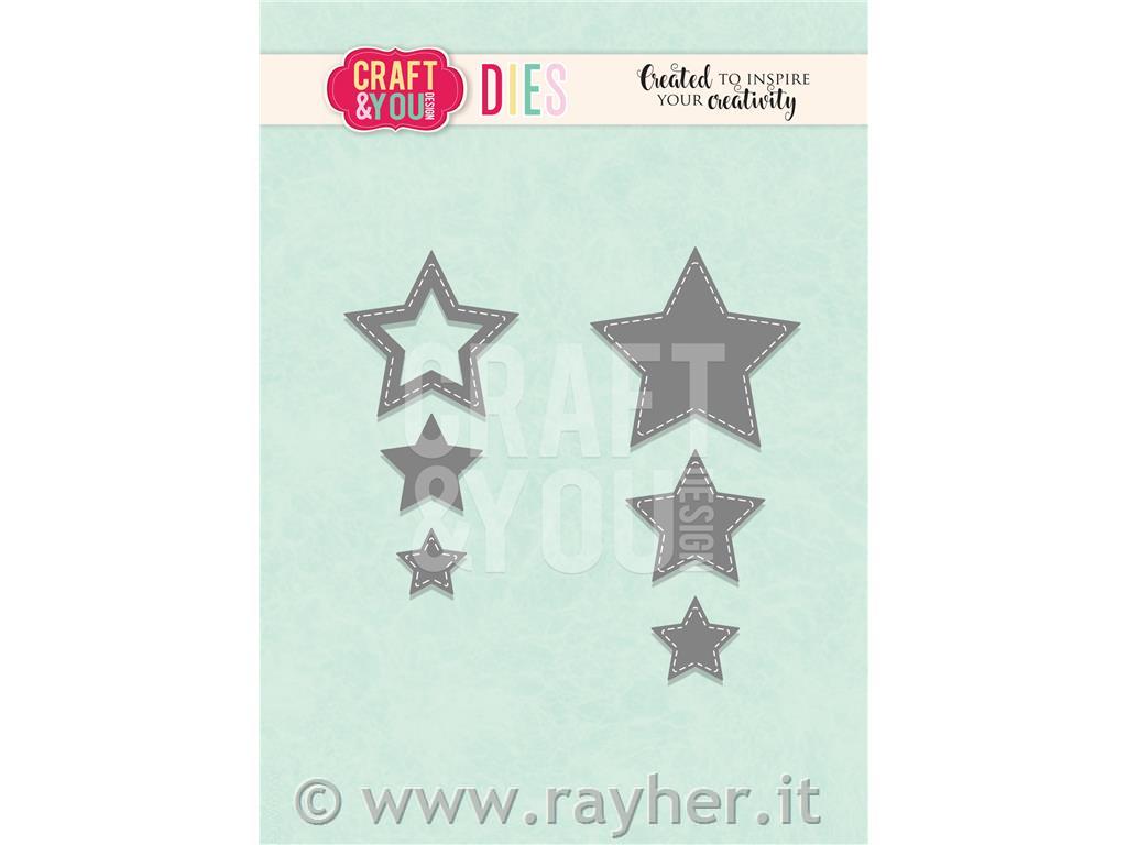 Fustella C&Y, Stella, set 6