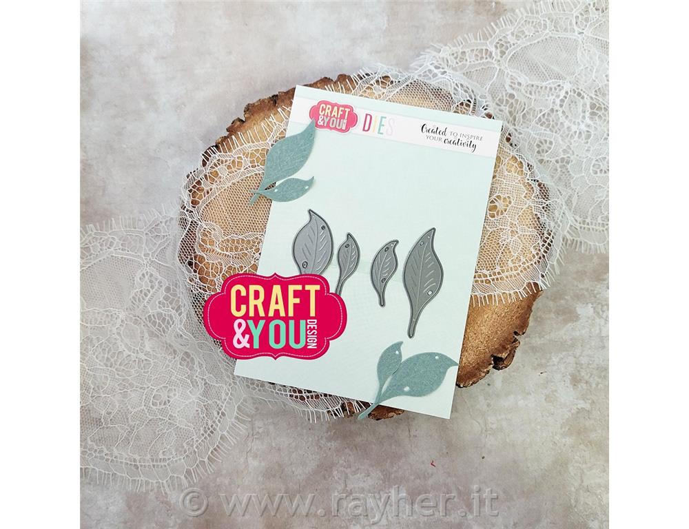 Rezalne šablone C&Y, Cvetni listi, set 4