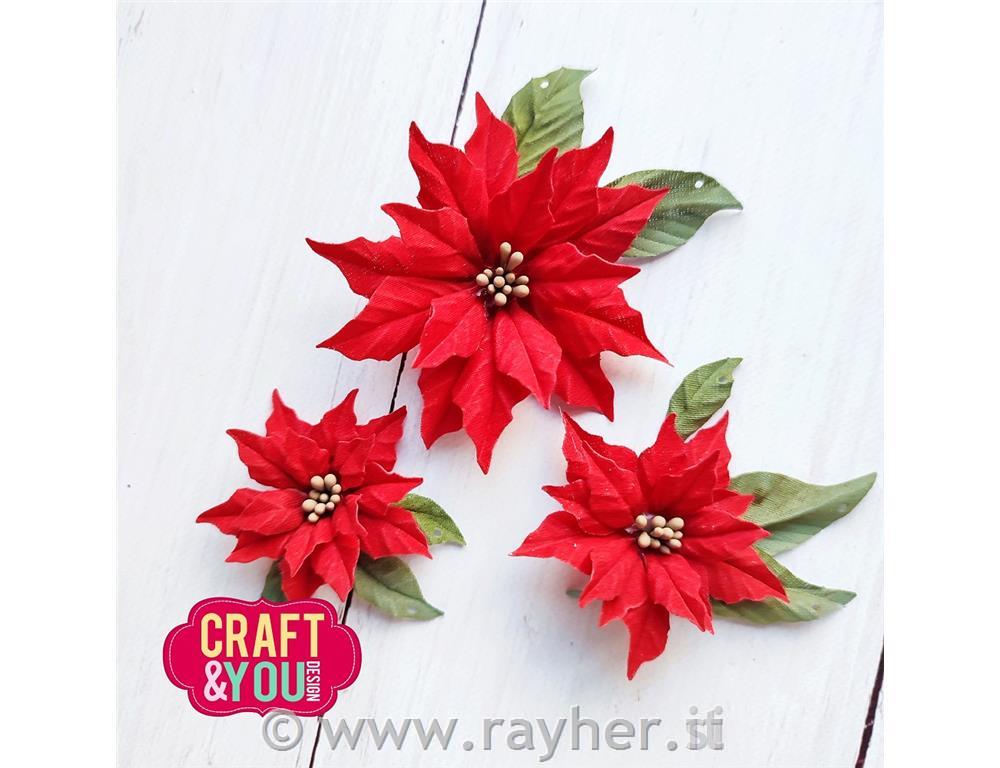 Rezalne šablone C&Y, Cvetni listi, set 4