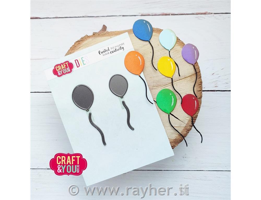 Rezalna šablona Baloni