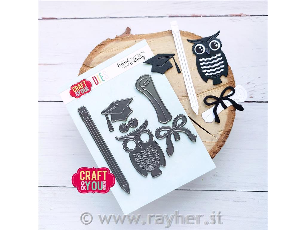 Rezalna šablona Sova, šola