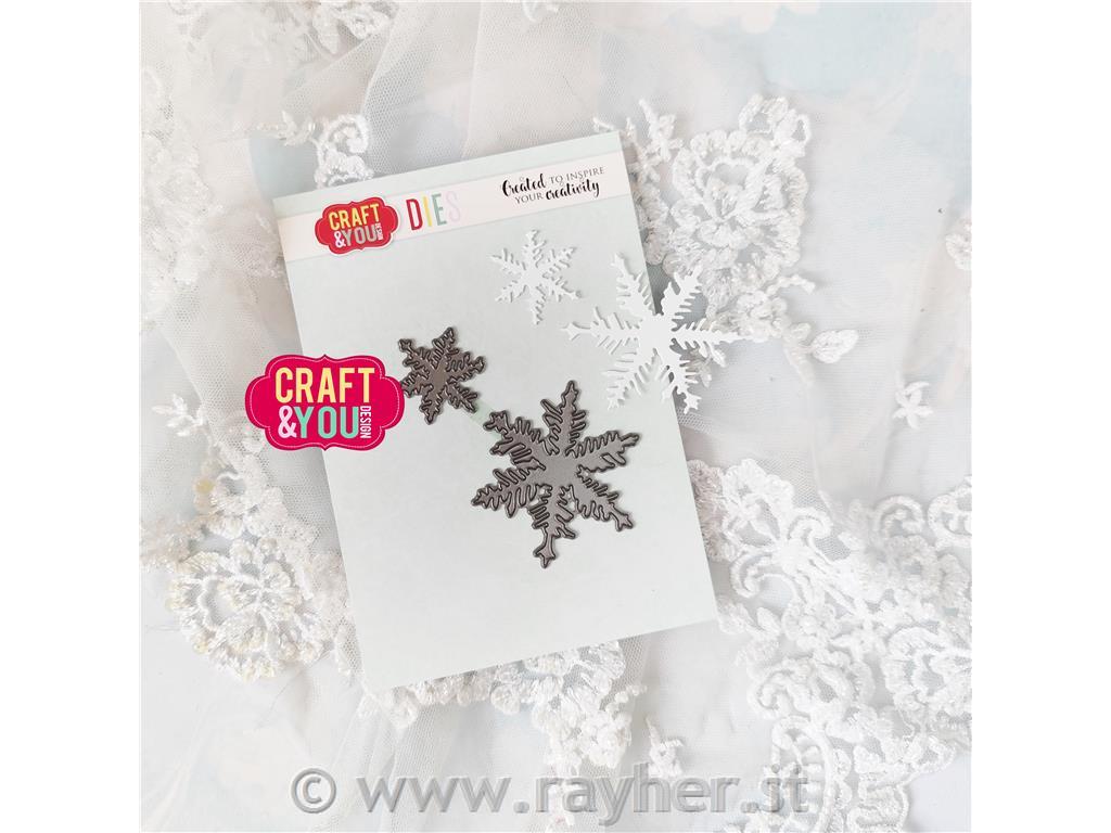 Rezalna šablona Snežinke