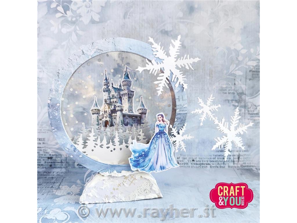 Rezalna šablona Snežinke