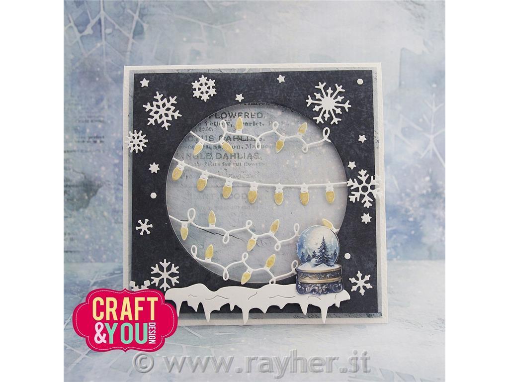 Fustella Christmas Lights, set 4