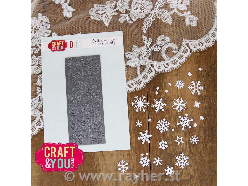 Rezalna šablona Snežinke