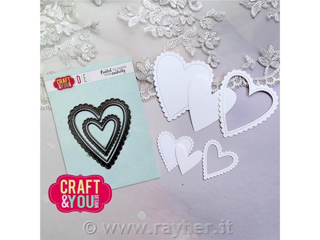 Fustella Cuore, set 4
