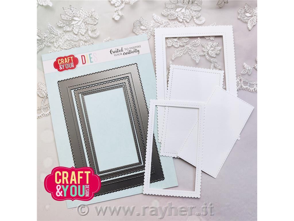 Rezalne šablone Photo Frame, set 3