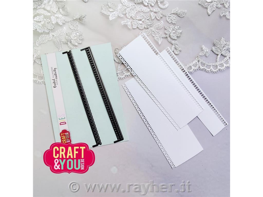 Rezalne šablone Doily Borders, set 2