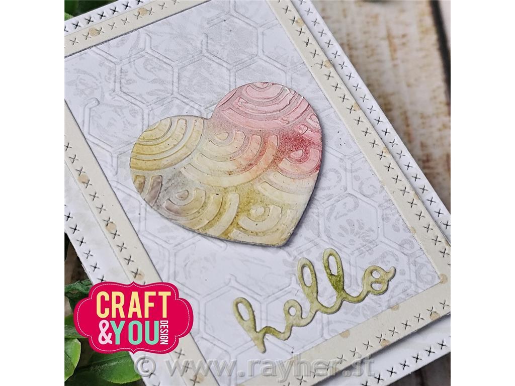 Rezalne šablone Srca, dekorativni rob vezenja