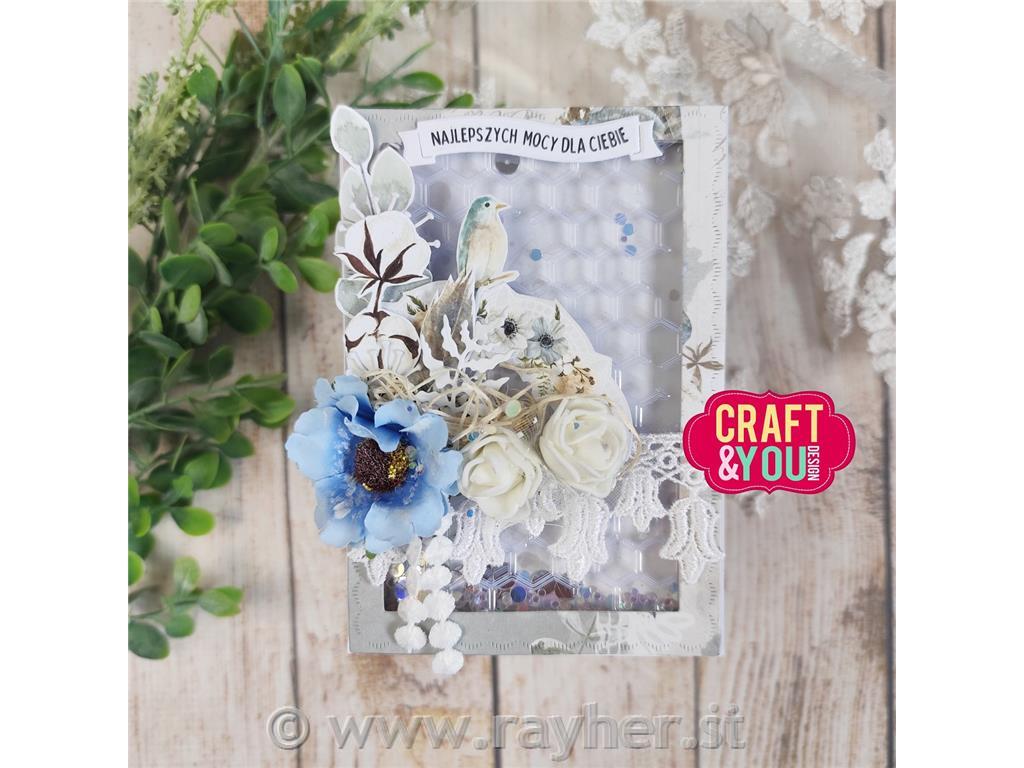 Rezalne šablone Pravokotnik z dekorativnimi šivi