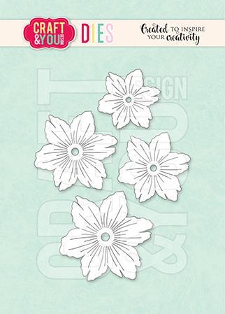 Rezalne šablone Sweet Flowers, set 4