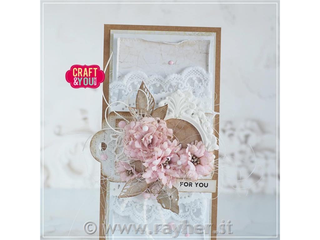 Rezalne šablone Vintage Flowers, set 4