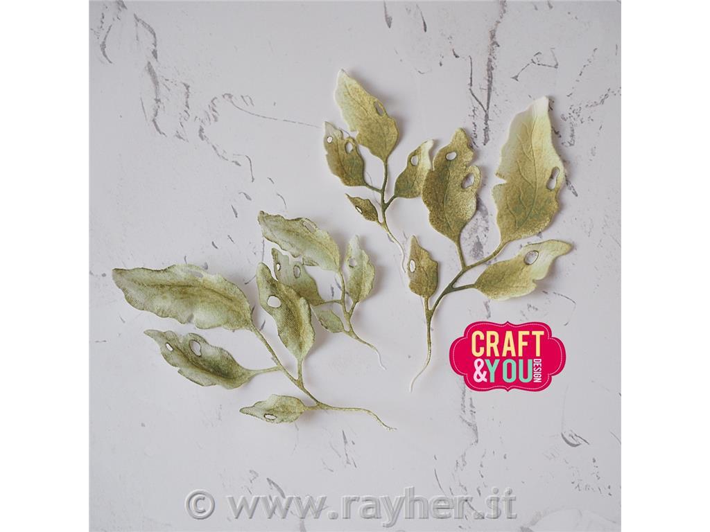 Rezalne šablone Vintage Leaves, set 3