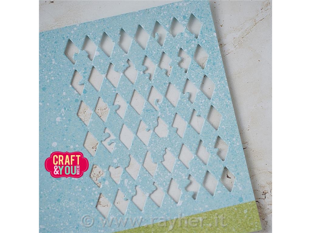 Rezalne šablone Ozadje Rhombus