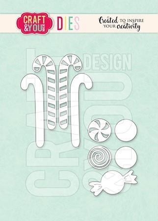 Fustelle Candy Canes