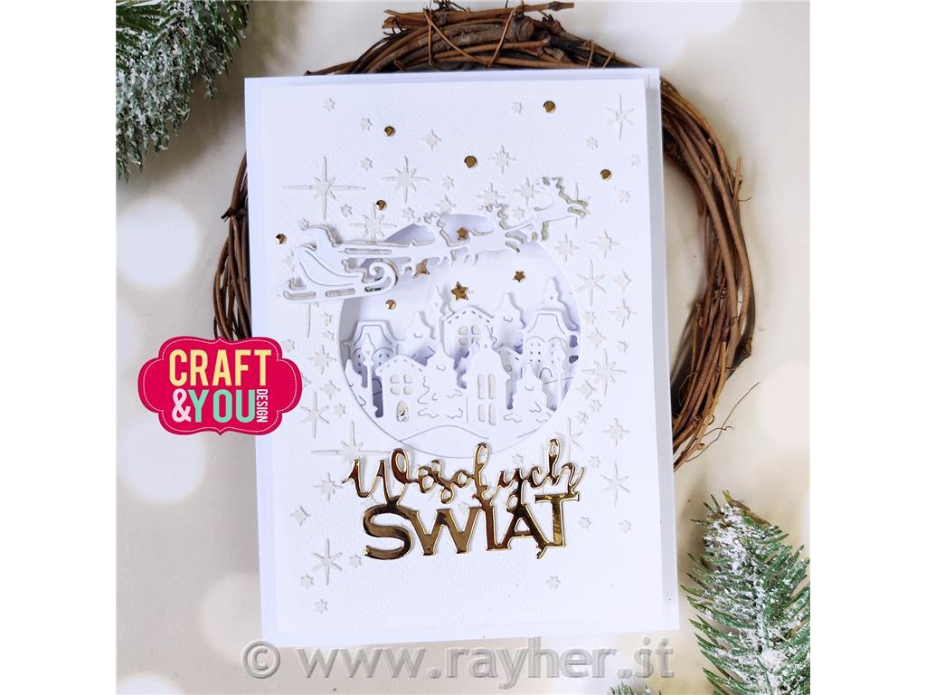 Fustelle Santa Claus with a sleigh