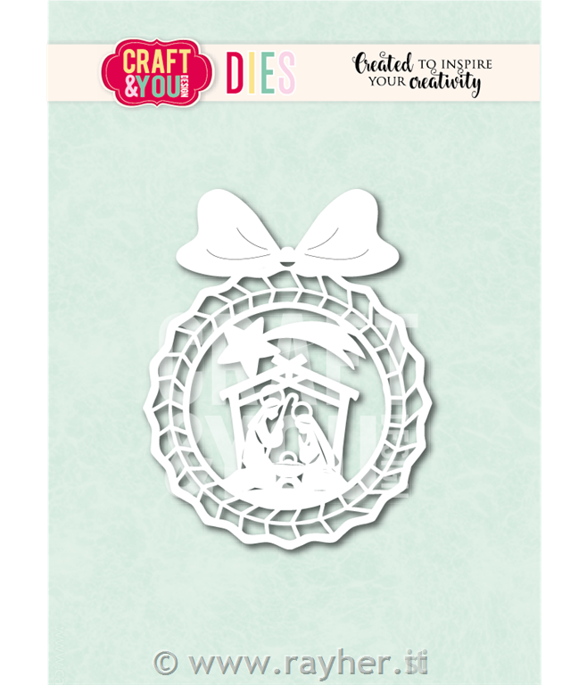 Rezalne šablone Jaslice v balončku s pentljo