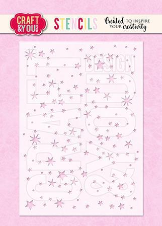 Stencil Stelline Stars A6