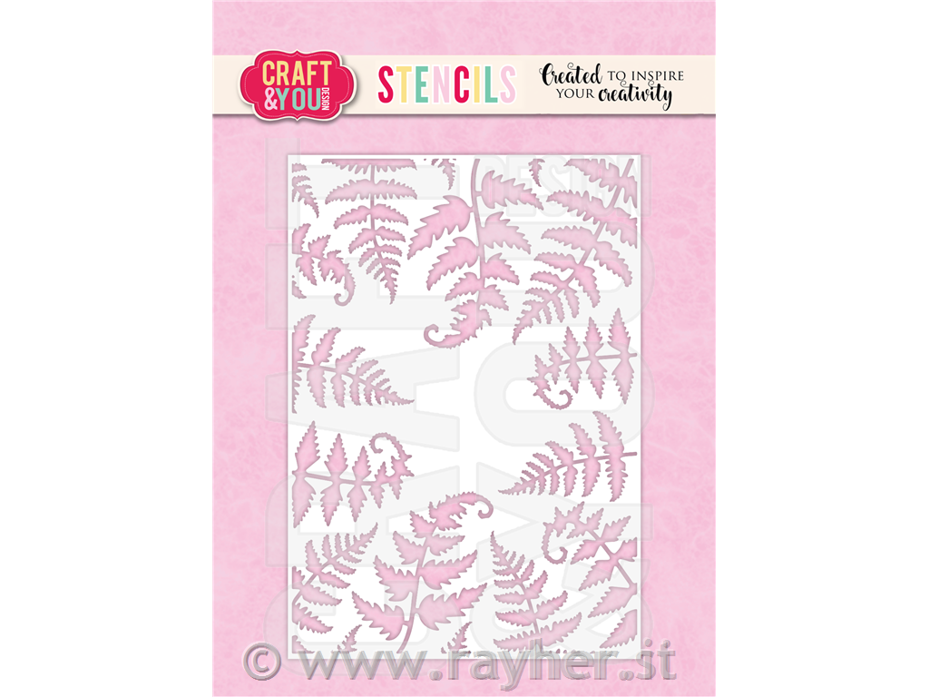 Stencil ferns A6