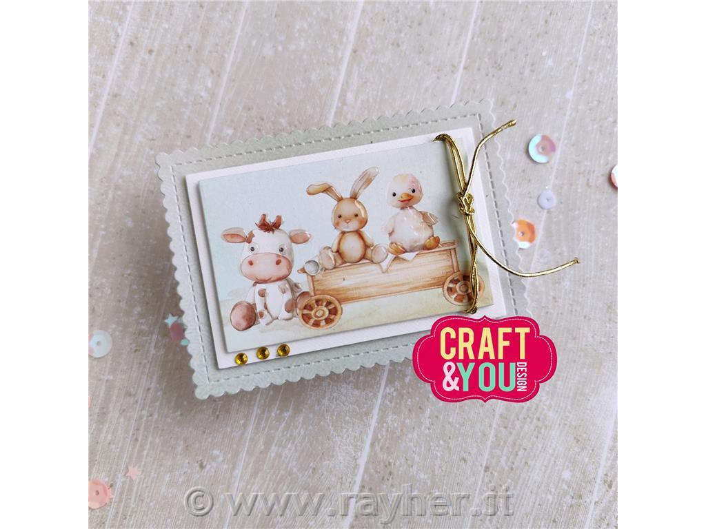 Rezalne šablone Okvirji, set 3