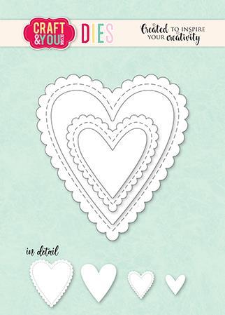 Fustella Cuore, set 4