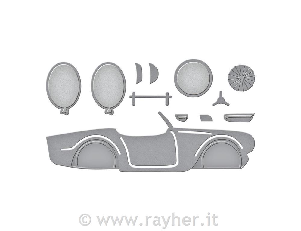 Šablona Spellbinders Etched Avto