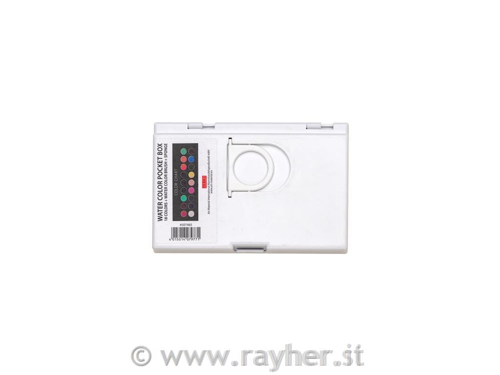 AMI Pocket set akvarelne barve 18 tabl.