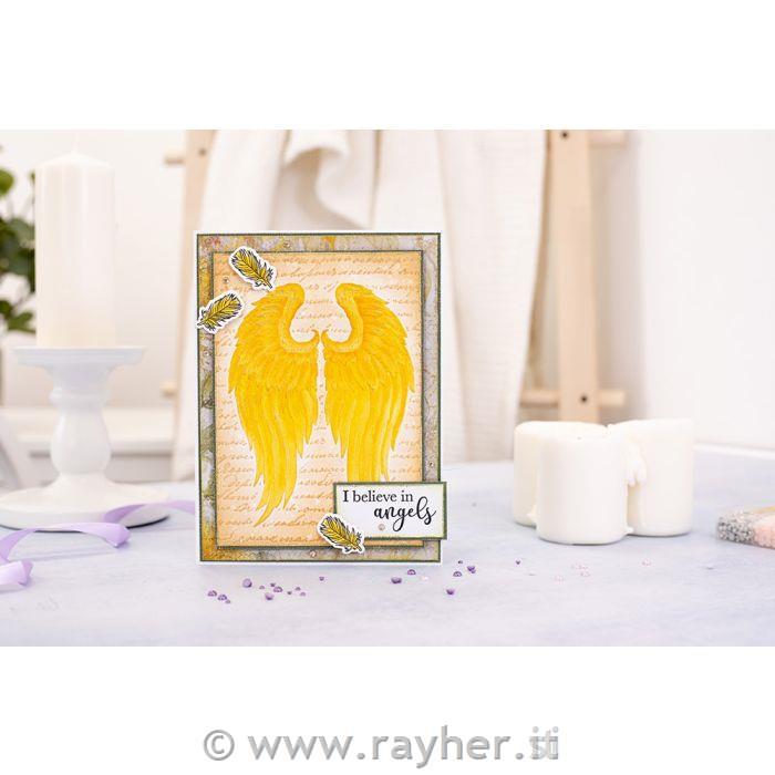 Cartella embossing 3D -Angel Wings