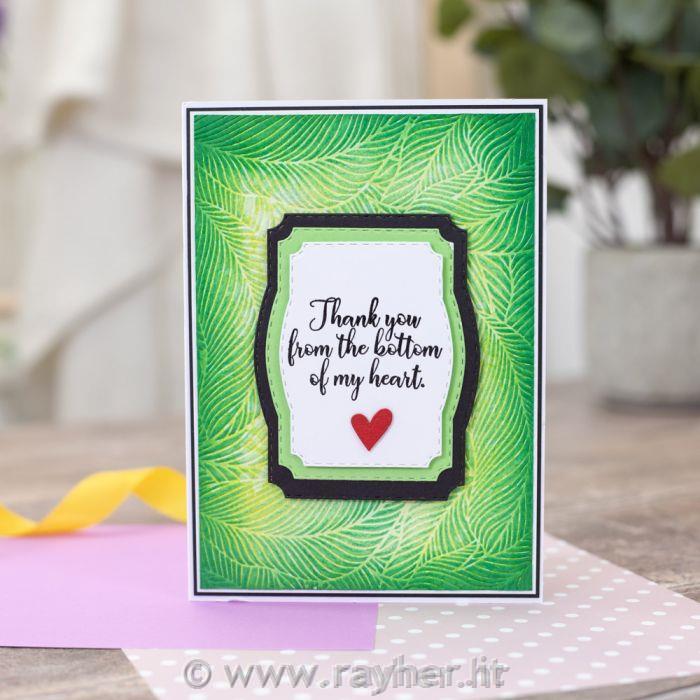 Gemini 3D Embossing Folder & Stencil