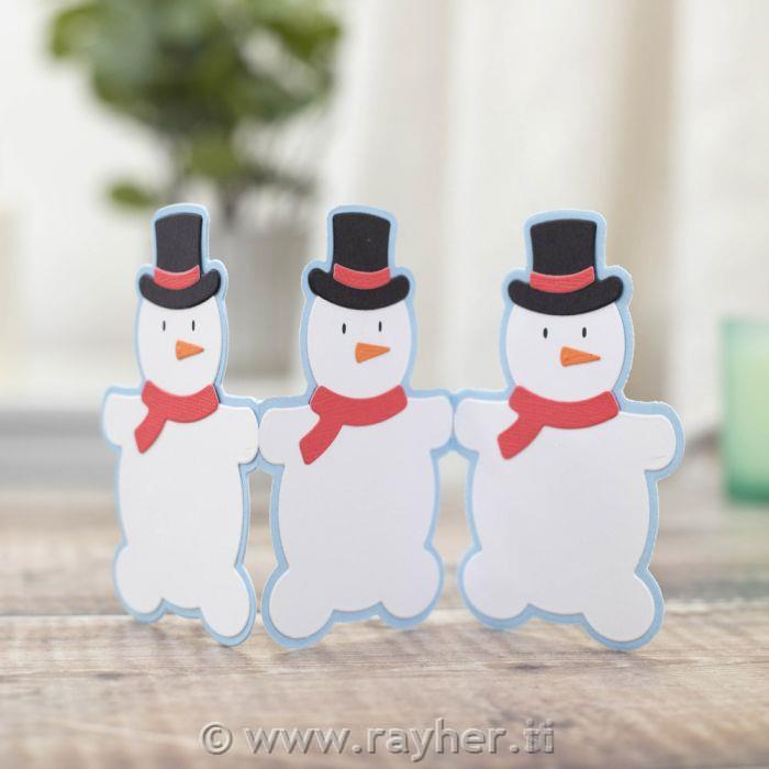Rezalna šablona Snowman