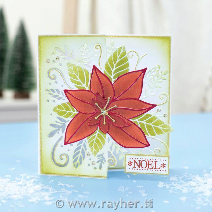 Rezalna šablona Joyous Poinsettia